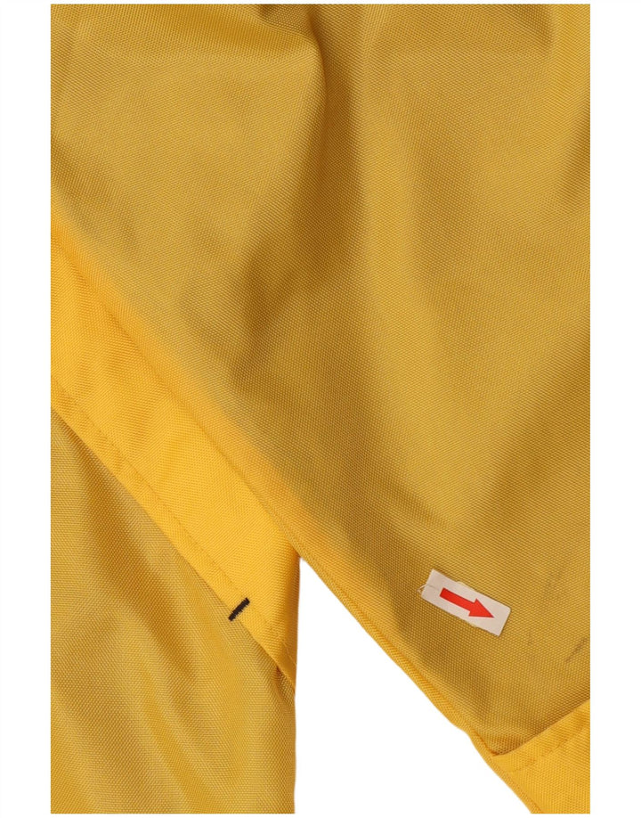 Jachetă Windbreaker cu grafică Invicta pentru femei UK 14, mare, galbenă din poliamidă