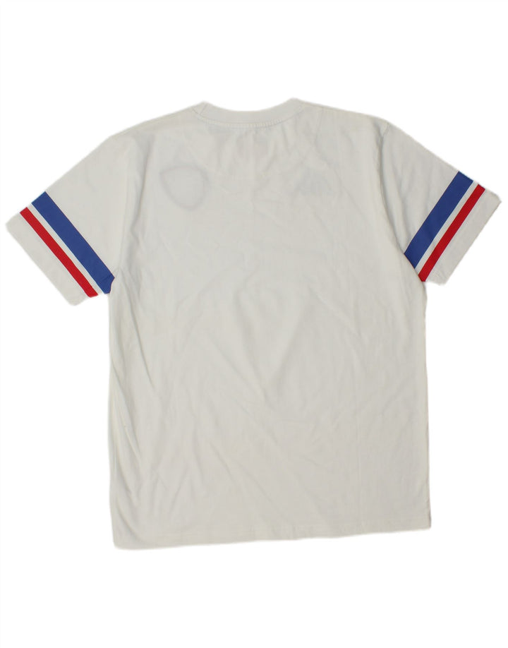 Tricou pentru bărbați Kappa Top mare, alb, color block, bumbac