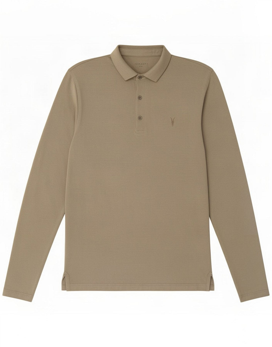 All Saints Tricou polo pentru bărbați Mic Bej Bumbac