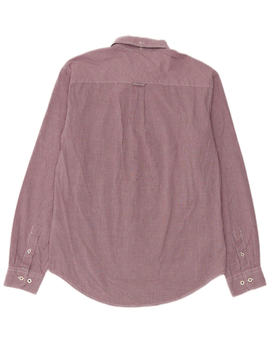 Cămașă pentru bărbați Ben Sherman, bumbac cu carouri roșii medii