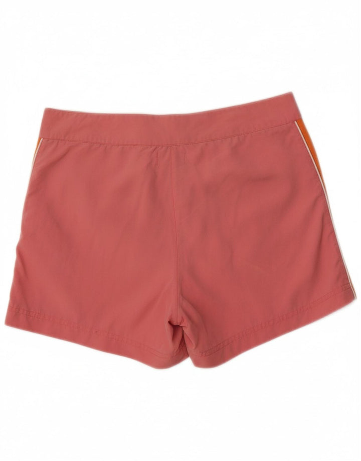 KAPPA Womens Sport Shorts UK 14 Medium  Pink Colourblock Polyamide Vintage Kappa and Second-Hand Kappa from Messina Hembry 