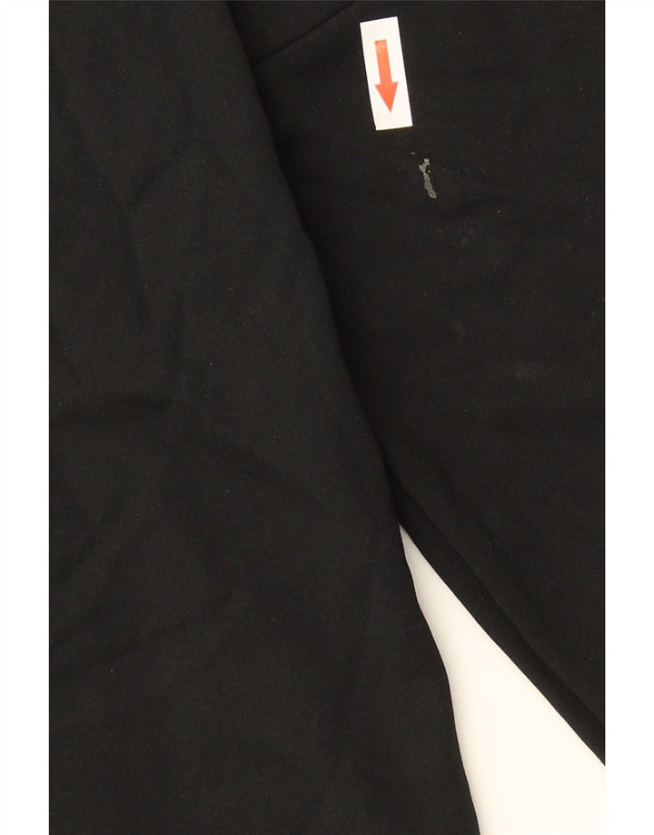 Pulover pentru bărbați Nike Dri Fit, cu fermoar, cu gât, colorat, mic, negru