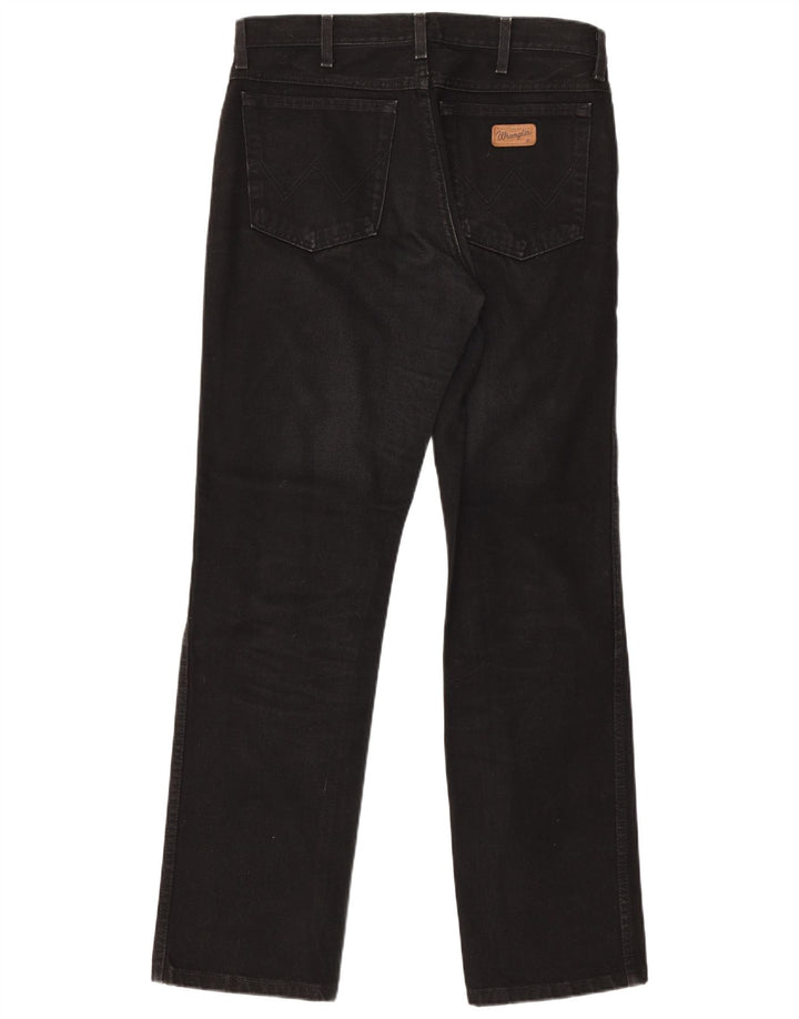 Blugi drepte pentru femei Wrangler Texas W33 L32 bumbac negru
