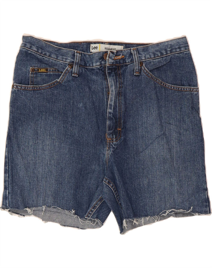LEE Mens Regular Fit Denim Shorts W33 Medium Blue Cotton Vintage Lee and Second-Hand Lee from Messina Hembry 