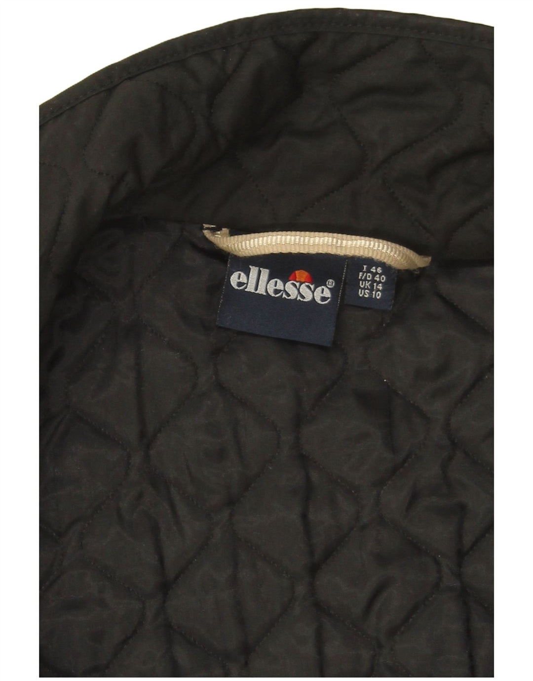 Jachetă matlasată pentru femei Ellesse UK 14 Large Black