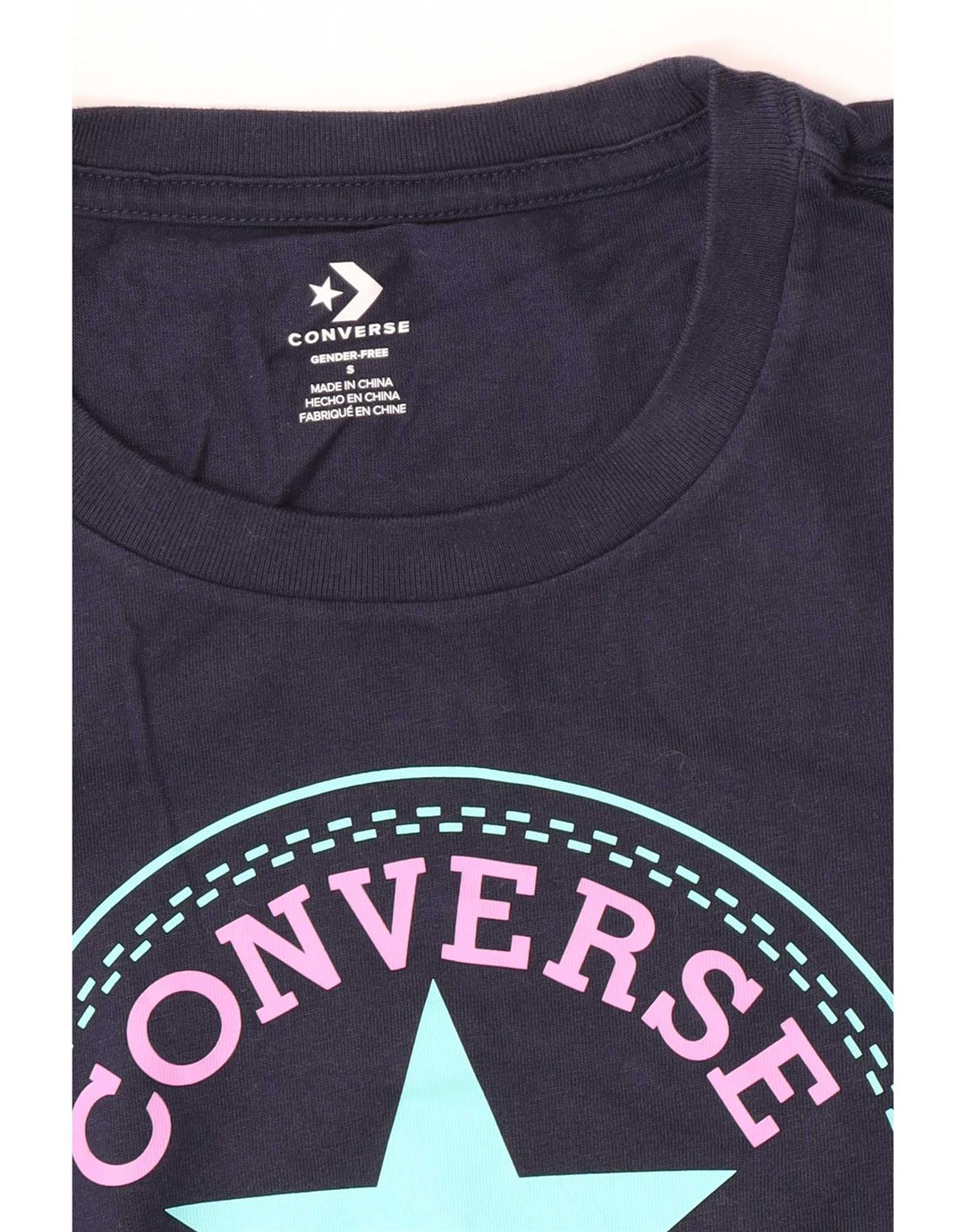 Tricou grafic Converse pentru bărbați Top mic, bleumarin
