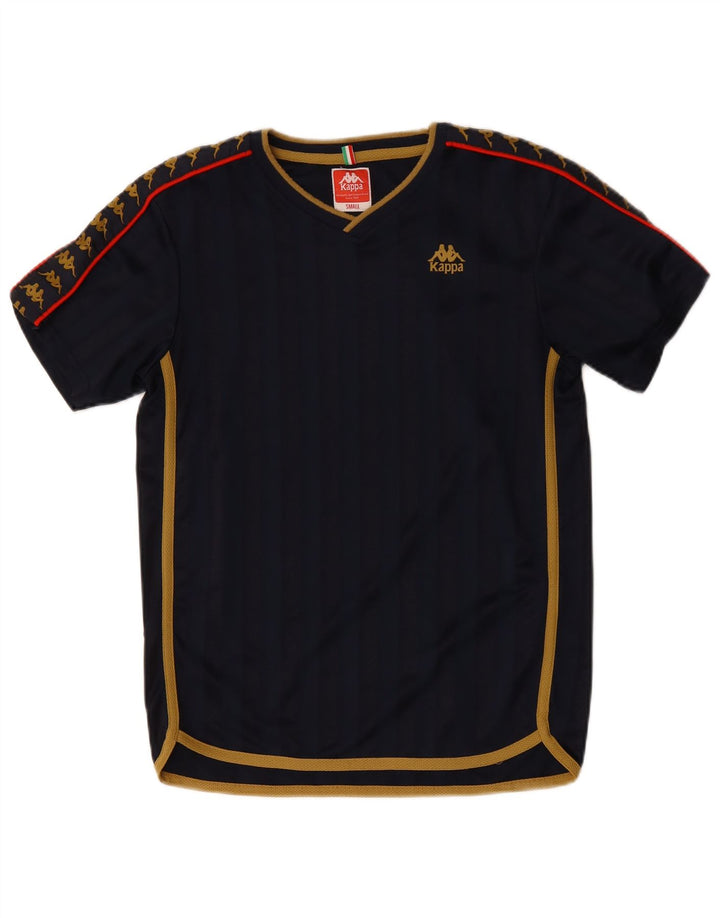 Tricou cu grafică pentru bărbați Kappa Top mic din poliester bleumarin