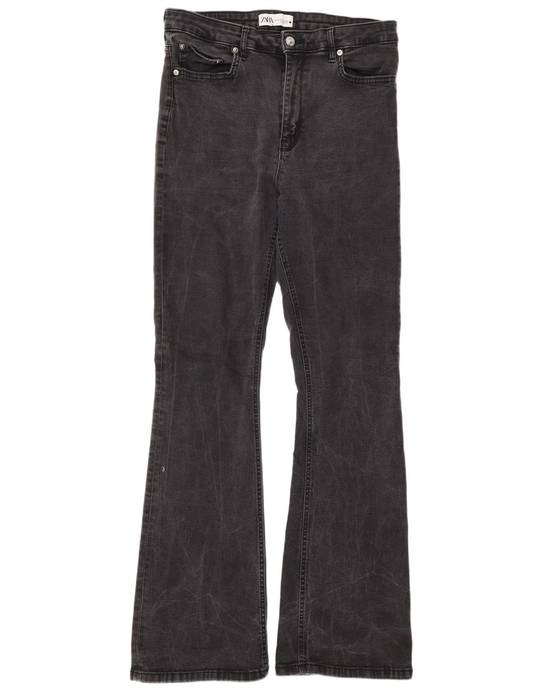 Blugi evazați pentru femei Zara EU 44 XL W34 L34 gri