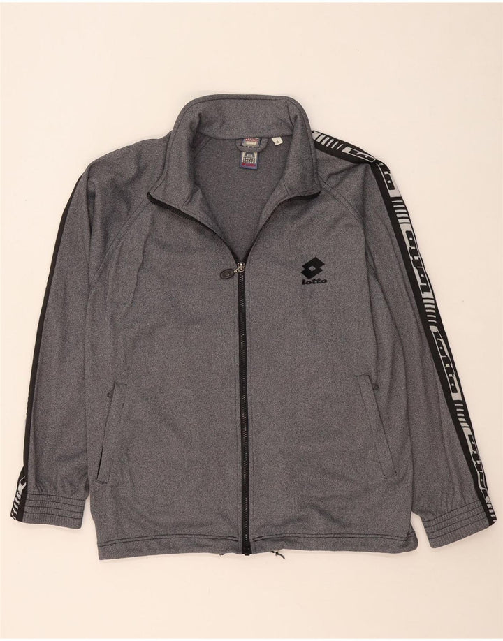 LOTTO Trening grafic pentru bărbați Jachetă de top din poliester cu pături gri mici