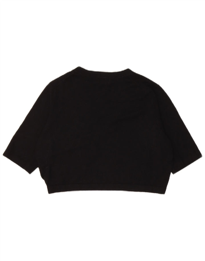 Pulover bolero cu mânecă scurtă pentru femei Marks & Spencer UK 14 mediu negru