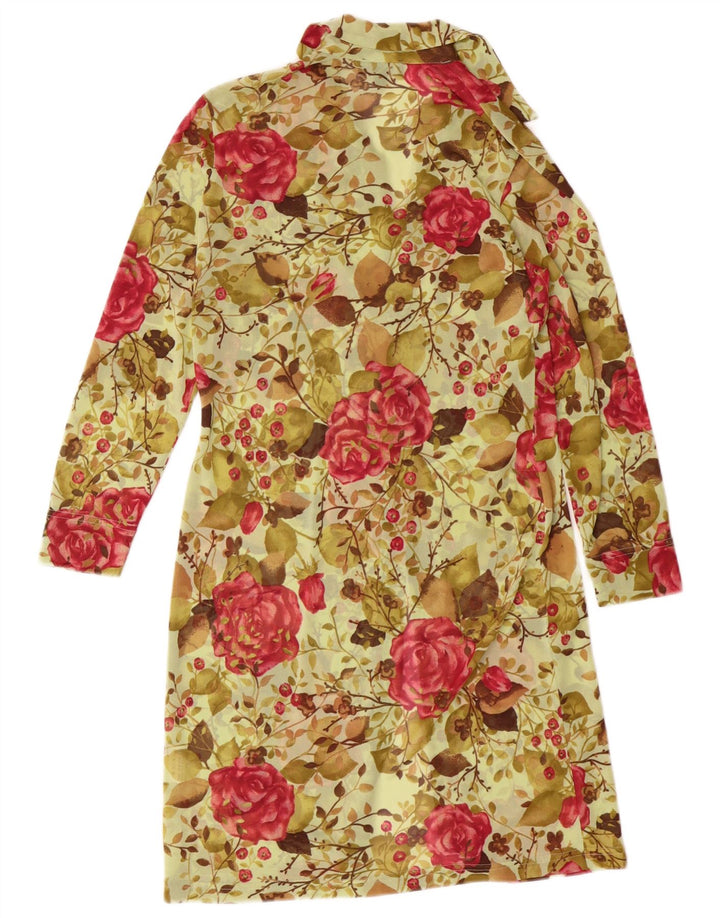 Rochie cămașă cu mânecă lungă pentru femei Kookai Mărimea 1 Mic Verde Floral Boem