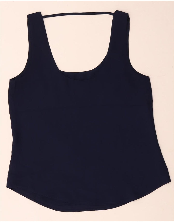 Bluză fără mâneci pentru femei Oasis UK 10 Small Bleumarin