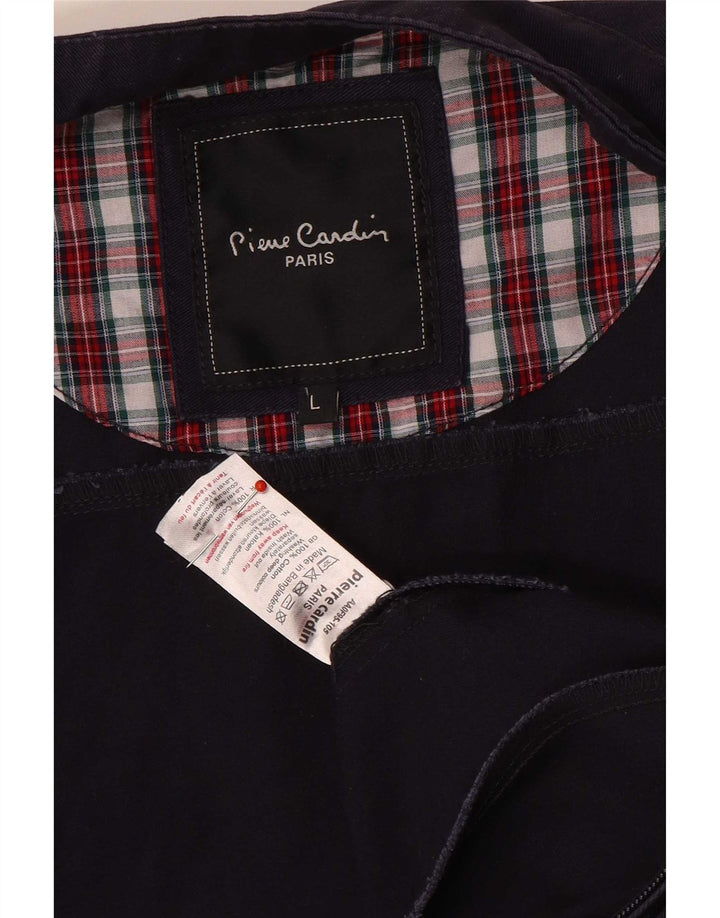 Jachetă bomber pentru bărbați Pierre Cardin UK 40 mare bumbac bleumarin