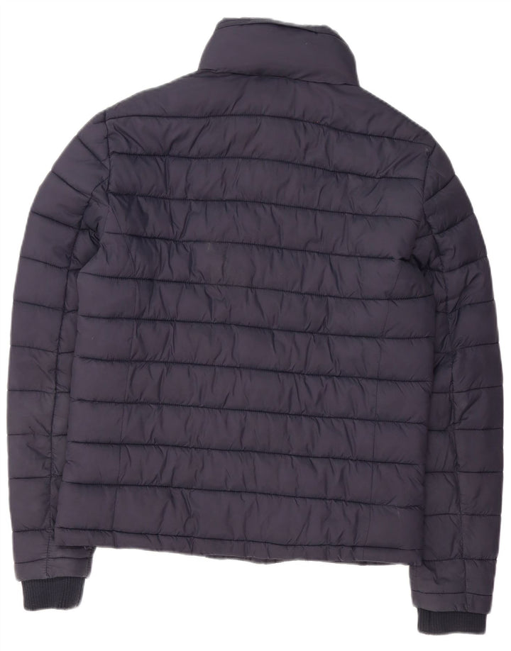 Jachetă căptușită pentru bărbați Superdry UK 36 Poliester bleumarin mic