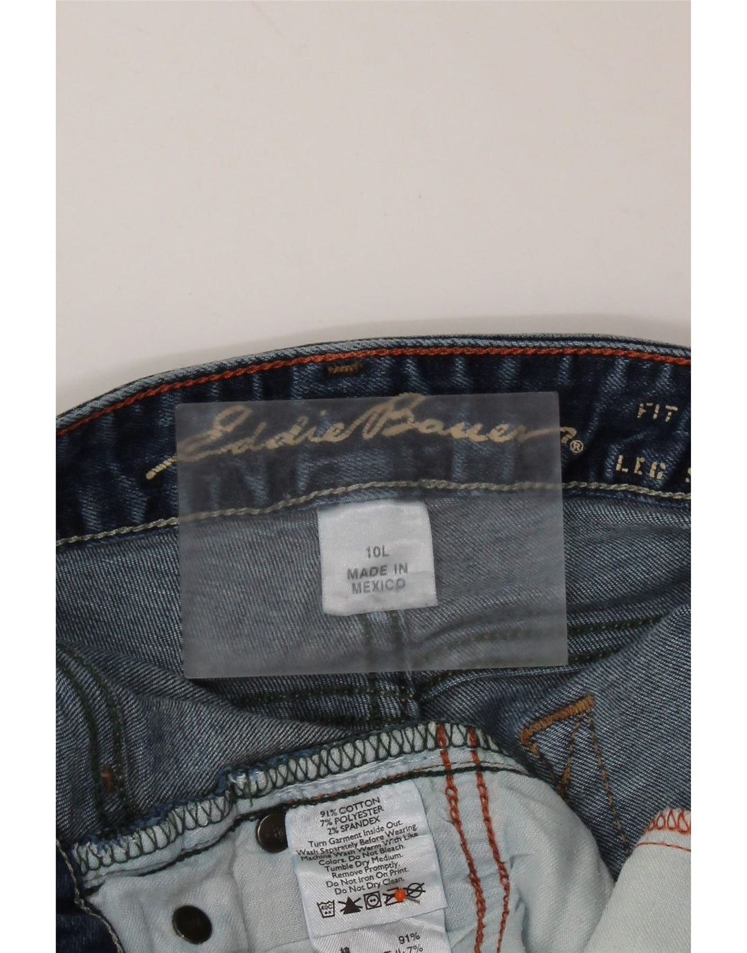 EDDIE BAUER Blugi cu bootcut pentru femei US 10 Large W32 L35 Blue Bumbac