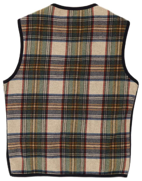 Gilet reversibil pentru bărbați Fort & Madox UK 40 Lână mare, albastru bleumarin