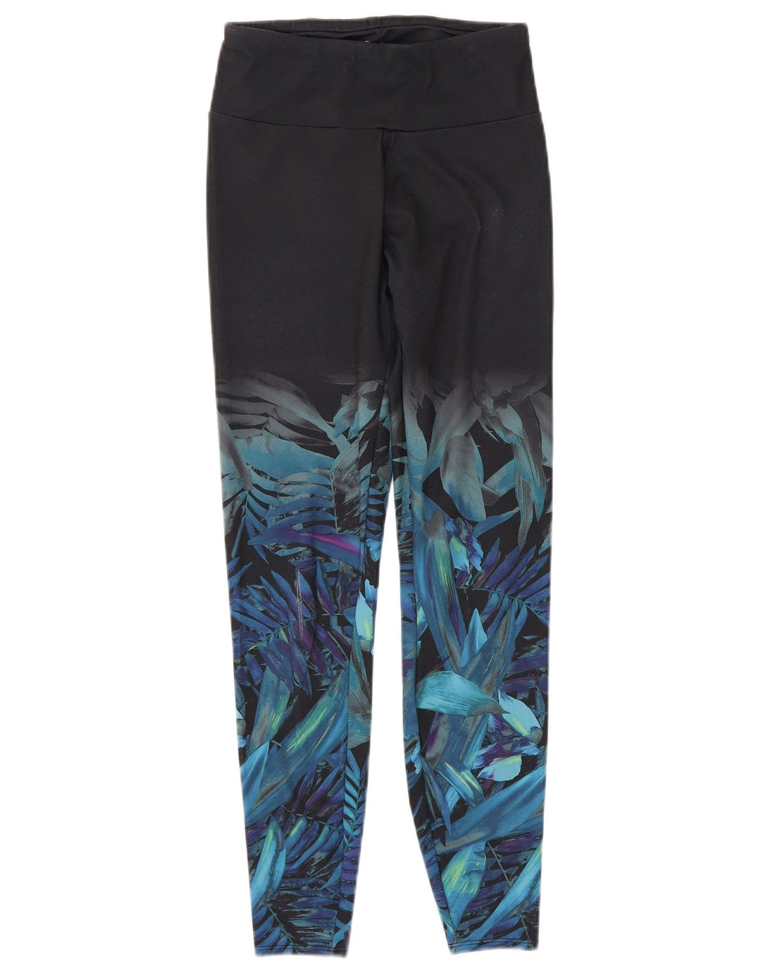 Leggings pentru femei Marks & Spencer UK 8 Mici, negru, cu flori din poliester