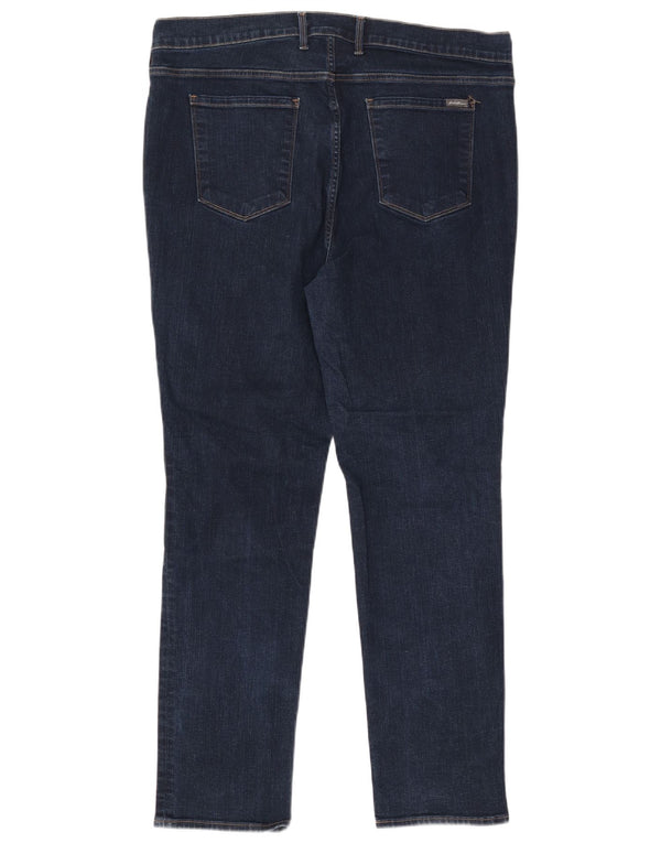 Eddie Bauer Blugi drepte pentru femei cu talie mare US 20 3XL W40 L30 bleumarin