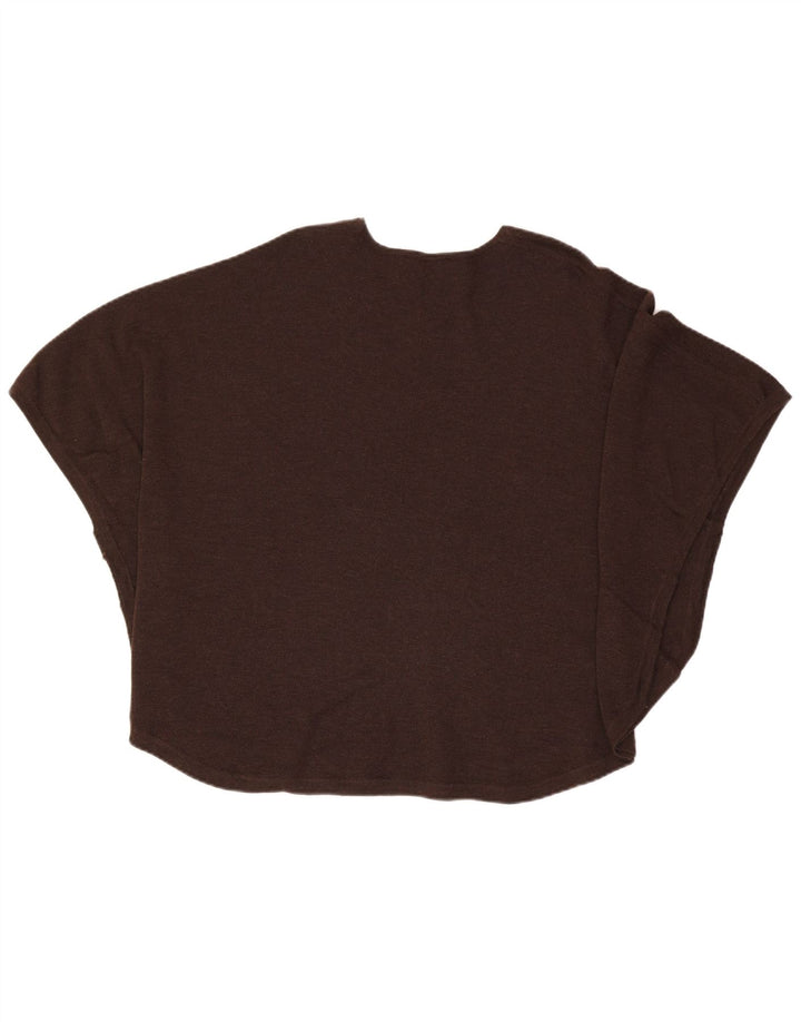 Pulover poncho pentru femei Peter Hahn UK 14 maro mediu
