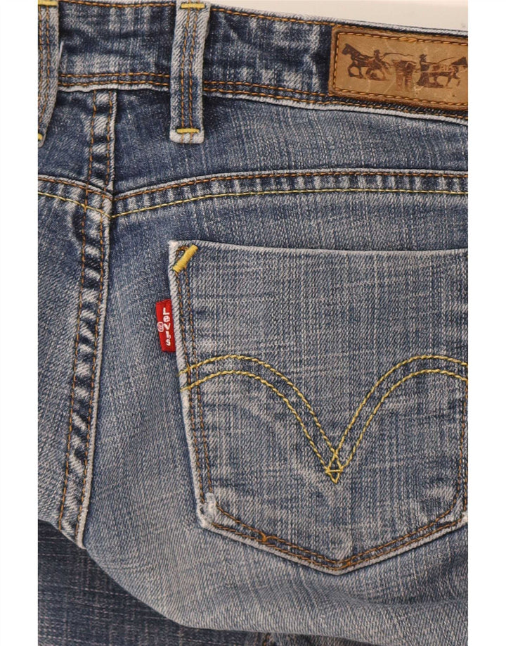 Blugi drepti pentru femei Levi's 627 W28 L28 Bumbac albastru
