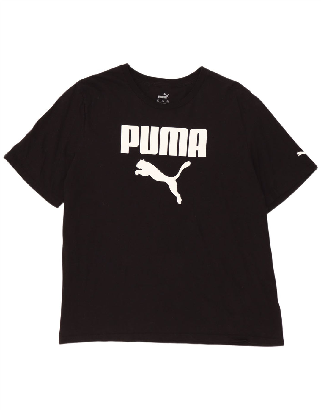 Tricou grafic PUMA pentru bărbați Top 2XL bumbac negru