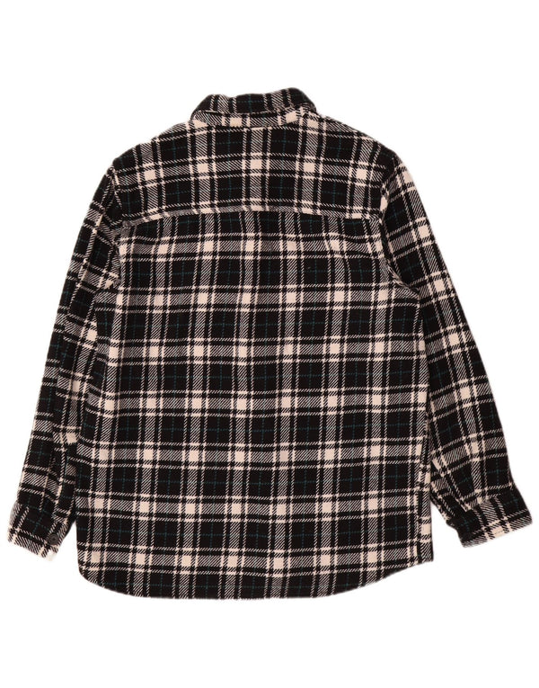 Cămașă de suprafață pentru bărbați Zara Cămașă Relaxed Fit Medium Black Check