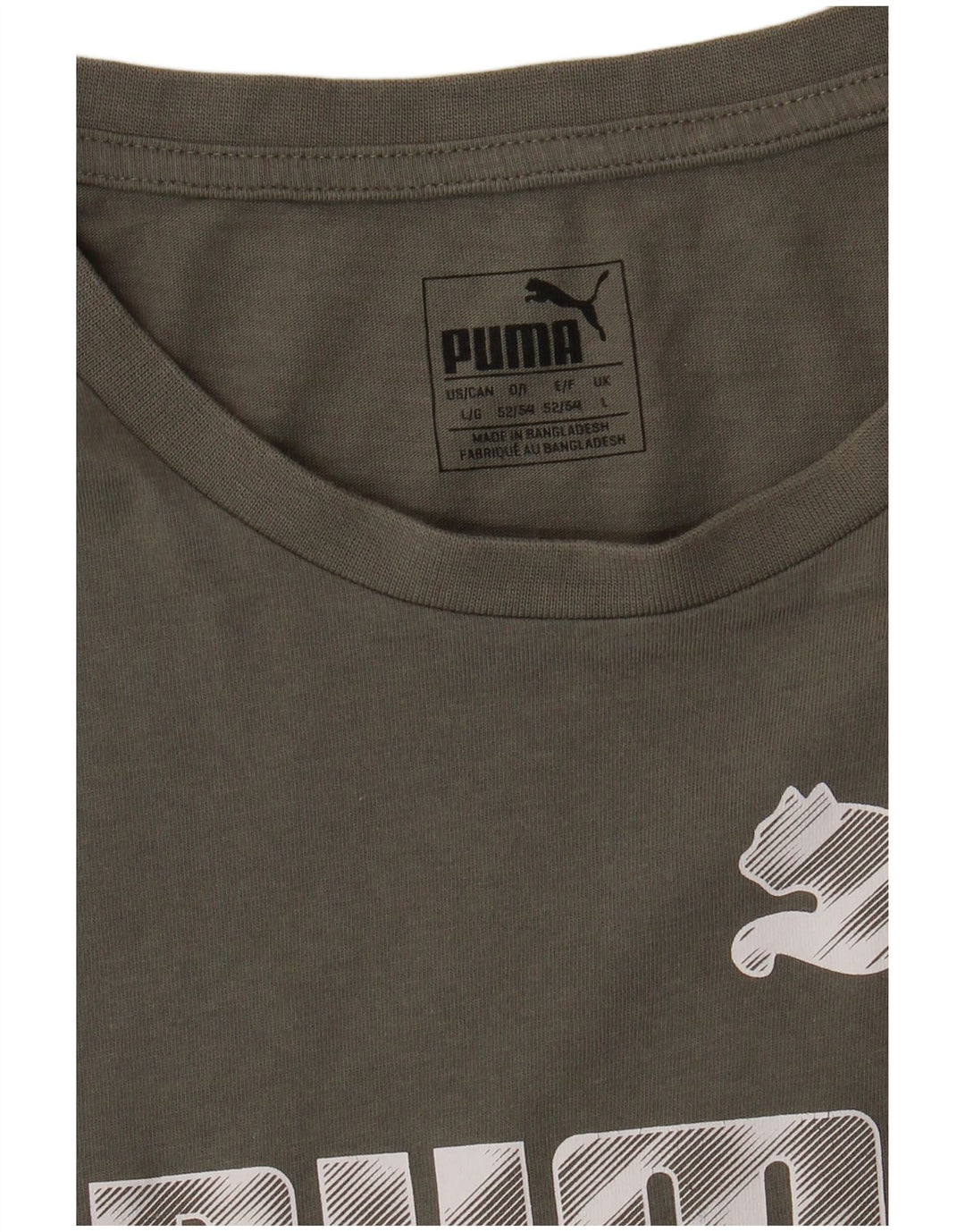 Tricou grafic Puma pentru bărbați Top Large Kaki