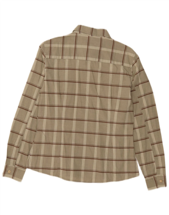 Cămașă Timberland pentru femei UK 14 Medium Khaki Check Bumbac