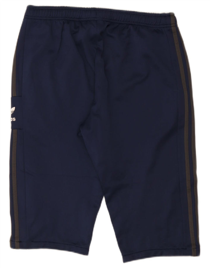 Pantaloni scurți sport pentru bărbați Adidas, mari, albastru, poliester
