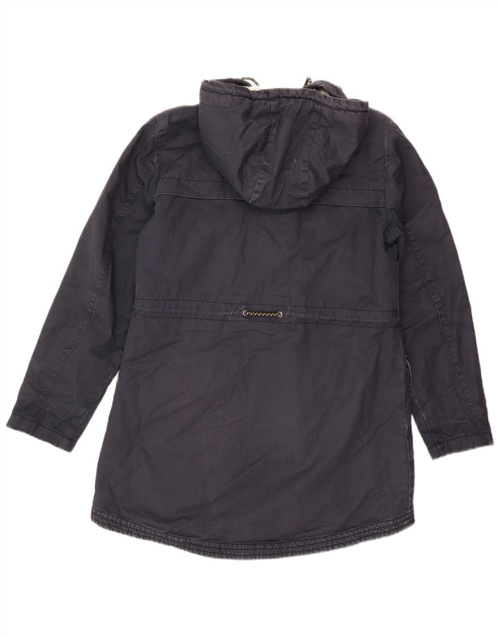 Jachetă parka cu glugă pentru femei White Stuff UK 8 mic bumbac bleumarin