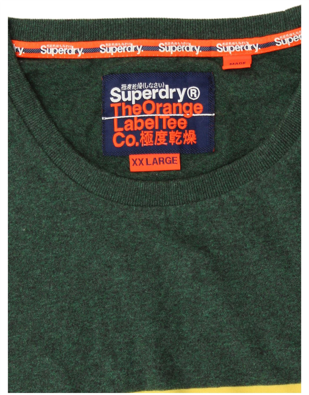 Tricou Superdry pentru bărbați Top 2XL, gri, bumbac color bloc