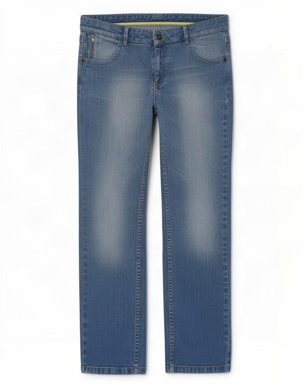 Blugi drepti pentru femei Marks & Spencer UK 16 Large W34 L29 Blue Bumbac