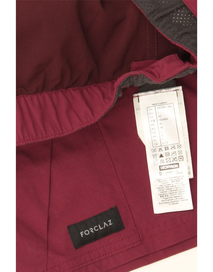 FORCLAZ Pantaloni scurți cargo pentru femei, mari W34, poliamidă maro