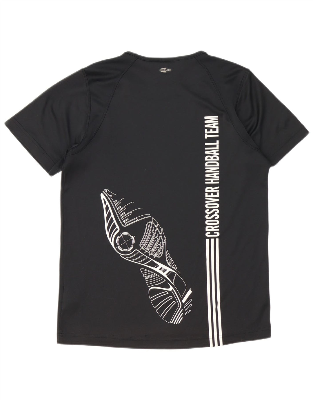 Tricou grafic pentru bărbați Adidas Top Mediu Poliester Negru