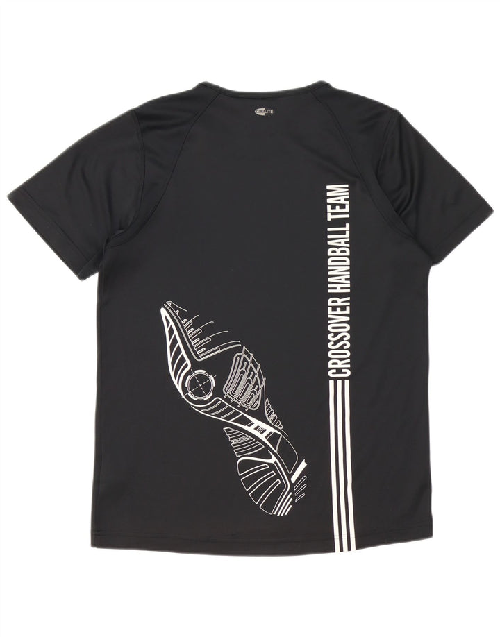 Tricou grafic pentru bărbați Adidas Top Mediu Poliester Negru