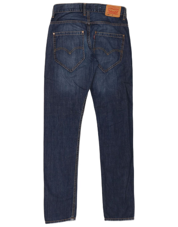 Levi's Boys 508 Regular Tapered Jeans 15-16 ani W28 L31 bleumarin bumbac