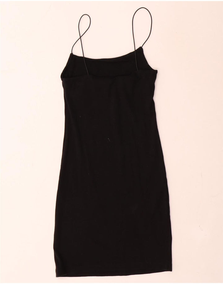 Rochie pentru femei Zara UK 12 Medium Black Bumbac
