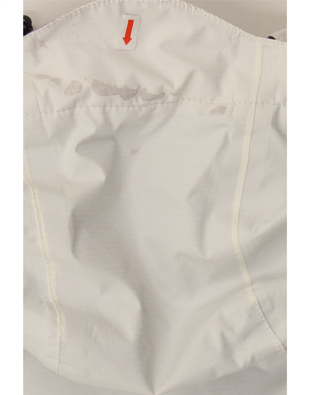 KILLTEC Womens Hooded Rain Jacket US 10 Large White Colourblock Polyester Vintage Killtec and Second-Hand Killtec from Messina Hembry 