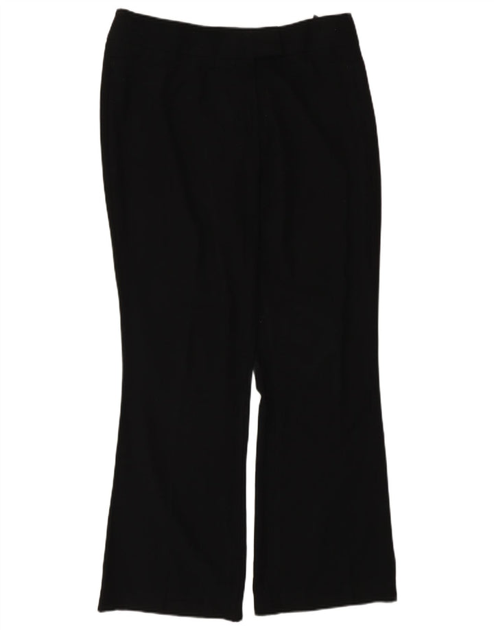 Marks & Spencer Pantaloni casual Bootcut pentru femei UK 12 Medium W30 L29 Negru
