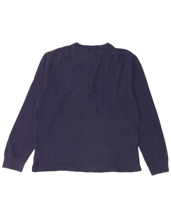 POLO RALPH LAUREN Boys Top Long Sleeve 15-16 Years XL Navy Blue Cotton