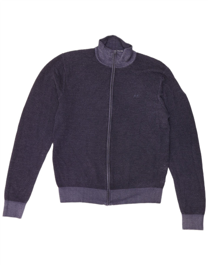 Pulover cardigan pentru femei Sun68 UK 20 2XL Lână bleumarin