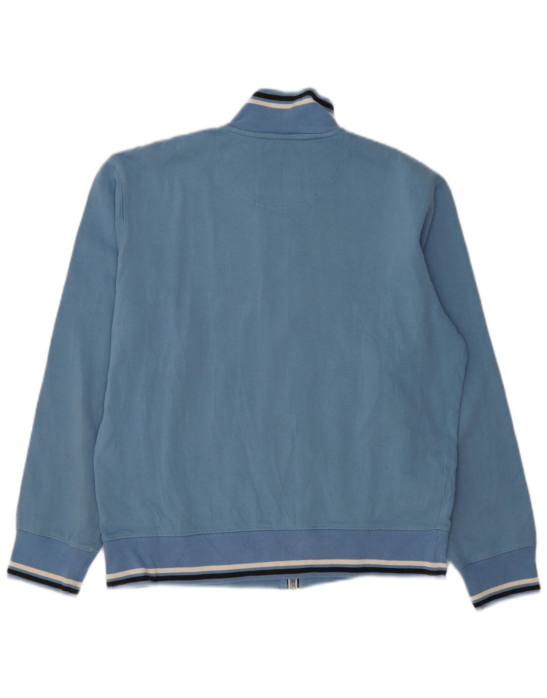 Sergio Tacchini Trening pentru bărbați Top Jachetă mare, albastru, bumbac cu dungi