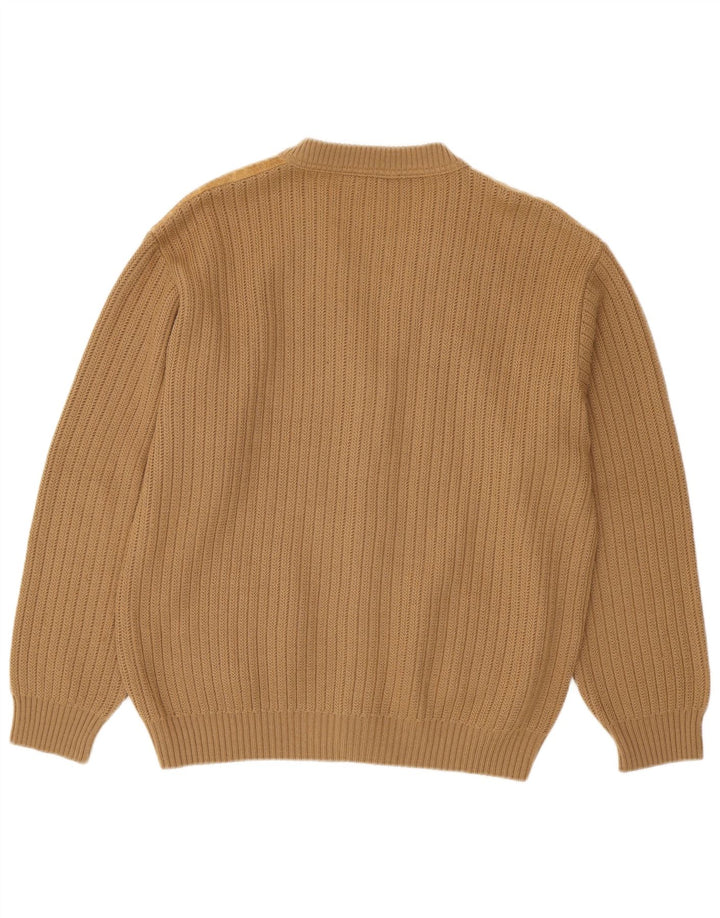 Pulover cardigan pentru bărbați Malagrida, mare, bej, geometric