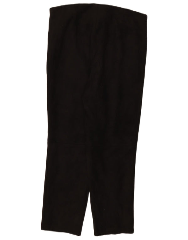 Pantaloni tăiați pentru femei Zara 2XL L34 L26 Poliester negru