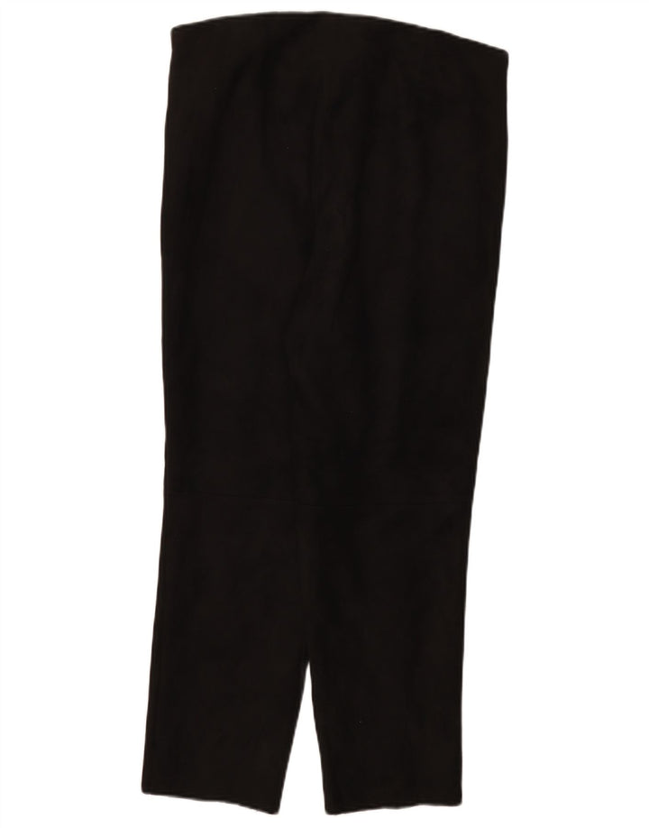 Pantaloni tăiați pentru femei Zara 2XL L34 L26 Poliester negru