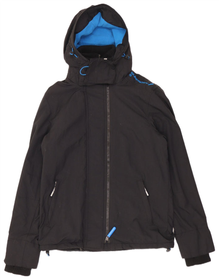 Jachetă Windbreaker cu glugă Superdry pentru bărbați UK 36 Small Black