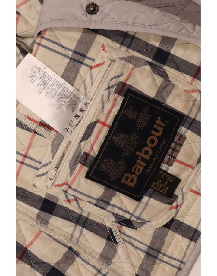 Jachetă matlasată Barbour pentru femei UK 8 Small, gri, poliester color bloc
