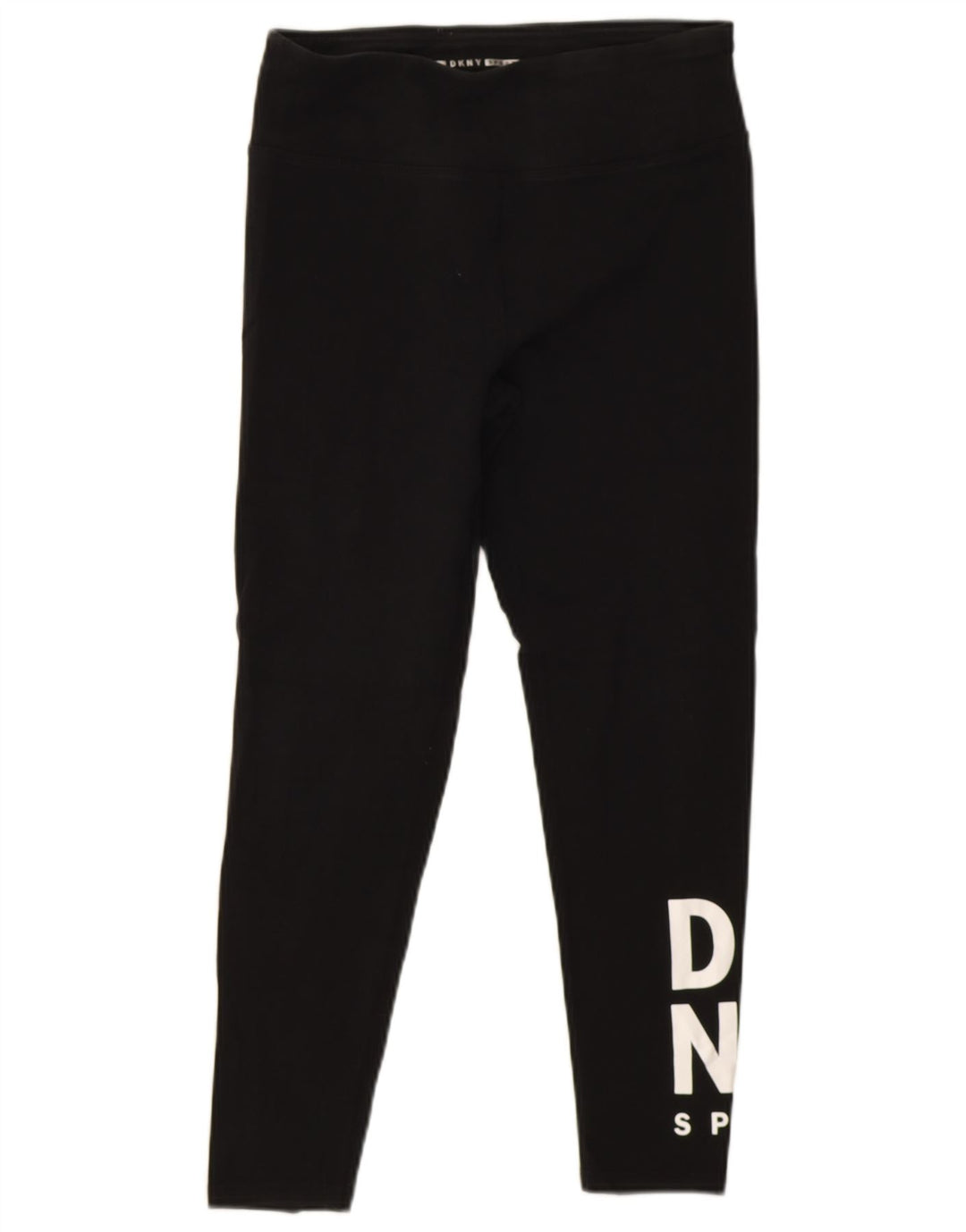 Leggings grafic DKNY pentru femei UK 12 Medium Black