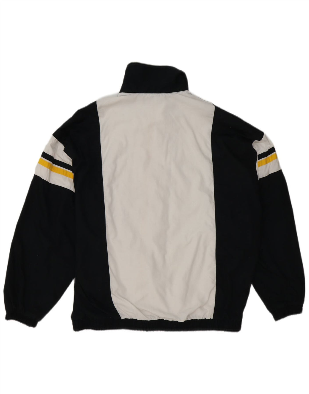 Jachetă de trening vintage pentru bărbați, XL, negru, bloc de culoare