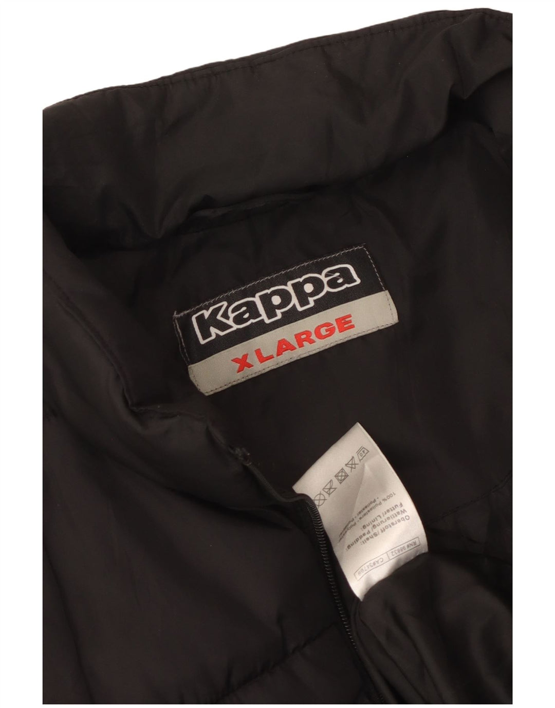 Gilet Kappa pentru femei UK 18 XL, poliester negru